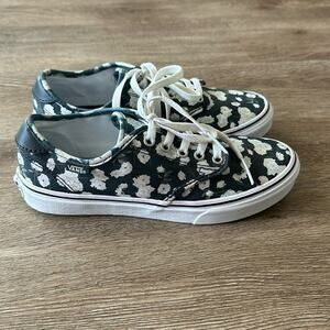 Vans Camden Deluxe Sneakers‎ Grey & White Floral Size 7.5